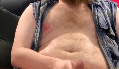 Edging and polishing my penis to porn