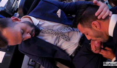 Two Guys Going Head To Head (and Cock To Ass!) At The Office