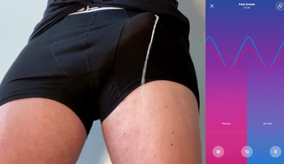 Hands free prostaste orgasm machine compilation