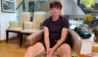 Straight Young Basketball Player Shows off his Ripped Body & Wanks his Big hard Uncut Cock & Cums!
