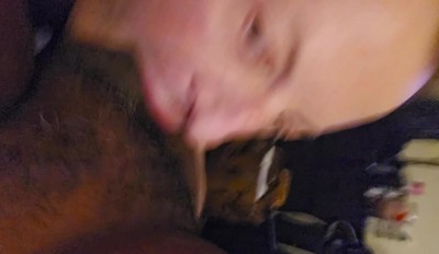 Sucking BBC in cheap motel