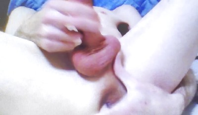 Fingering myself for prostate massage