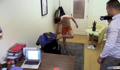 DIRTY SCOUT 173 - Dark Haired Twink Sucks A Big Cock To Seal The Deal