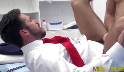 MENATPLAY Hunky Kayden Gray Anal Fucks Doctor Mike De Marko