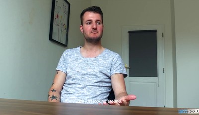 DIRTY SCOUT 188 - Tattooed Hunk Takes It Raw Up The Ass During His Interview