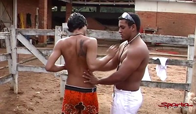 Twink Cowboy Gets ​Ass Pounded By Veterinarian At His Farm!