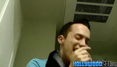 BTS video with cute twinks Kain Lanning and Jonathan Cole