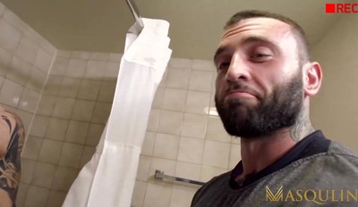 MASQULIN Tattooed Hunk Markus Kage Raw Breeds Andrew Green