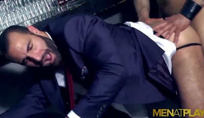 MENATPLAY Handsome Jean Franko Ass Breeds Suited Hunk Paco