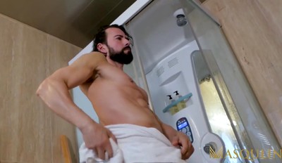 MASQULIN Handsome Latino Miguel Angel Masturbates Cock Solo
