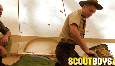 ScoutBoys - Hot scene! Handsome scoutmaster fucked raw by hung twink
