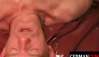 German DILF blows dick after bareback nailed by jock